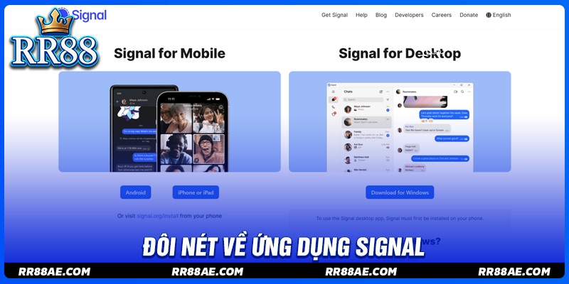 Đôi nét về ứng dụng Signal Đôi nét về ứng dụng Signal